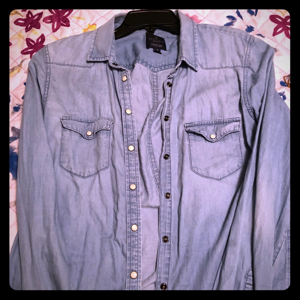 Ae button up blouse